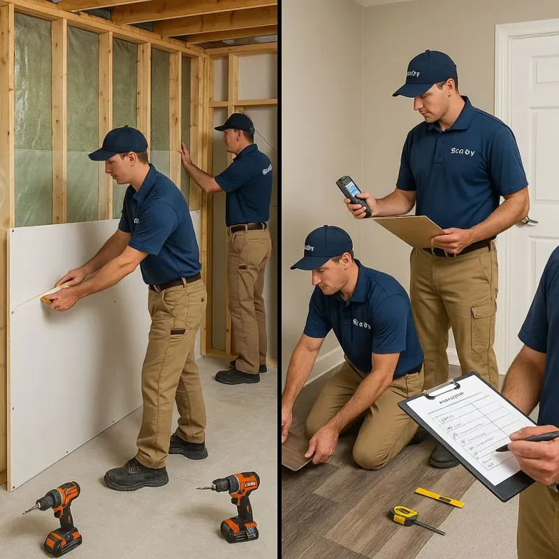 Repairs and Reconstruction process in West Point, GA